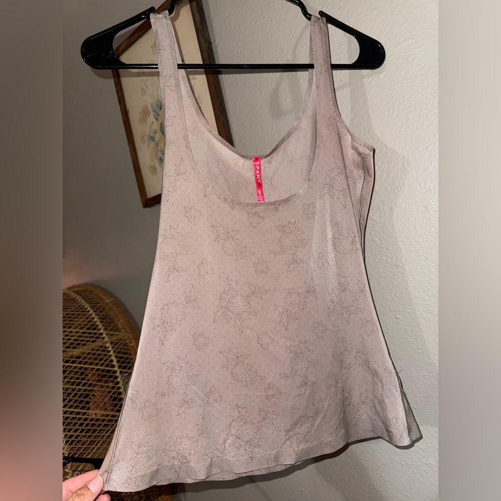 Patterned Spanx Tank